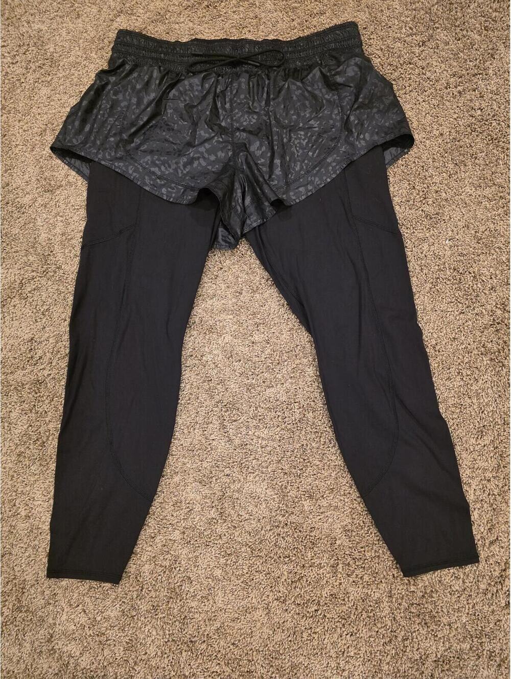 Athleta Rainer 2 in 1 Tight Womens XL